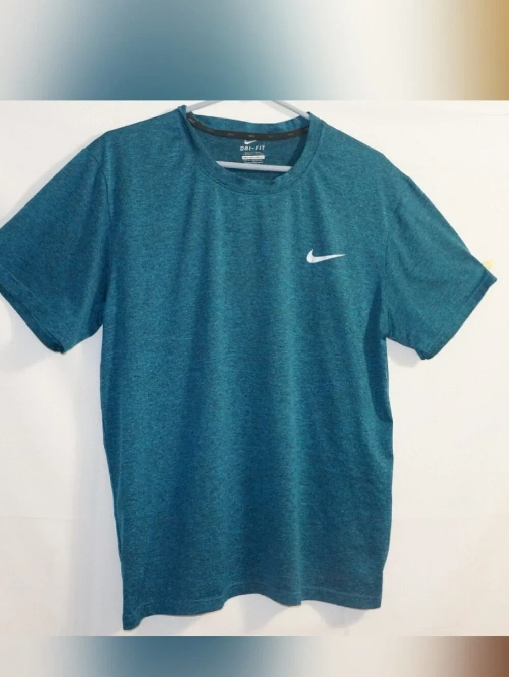 Nike Swim Dri-Fit Men’s Teal Shirt UPF 40+ Size XL